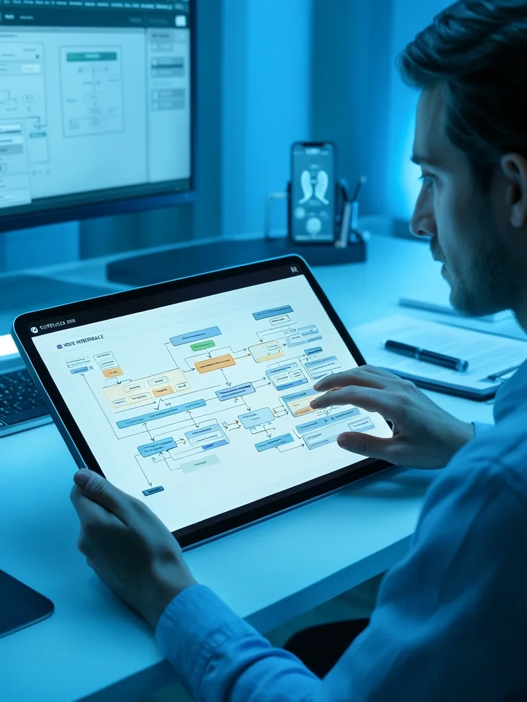 Voice-controlled technology interface